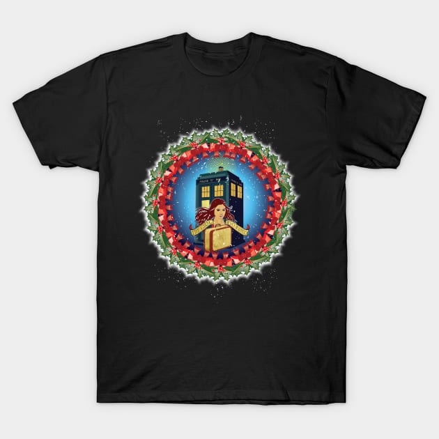 THE GIRL WHO WAITED CHRISTMAS VERSION T-Shirt by KARMADESIGNER T-SHIRT SHOP